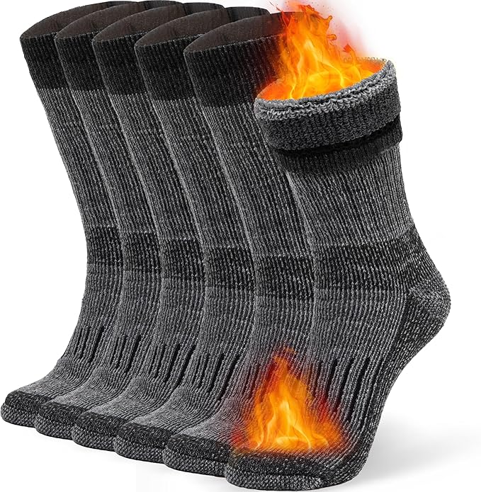 Thermal winter socks multipack—warm toes for cold nights