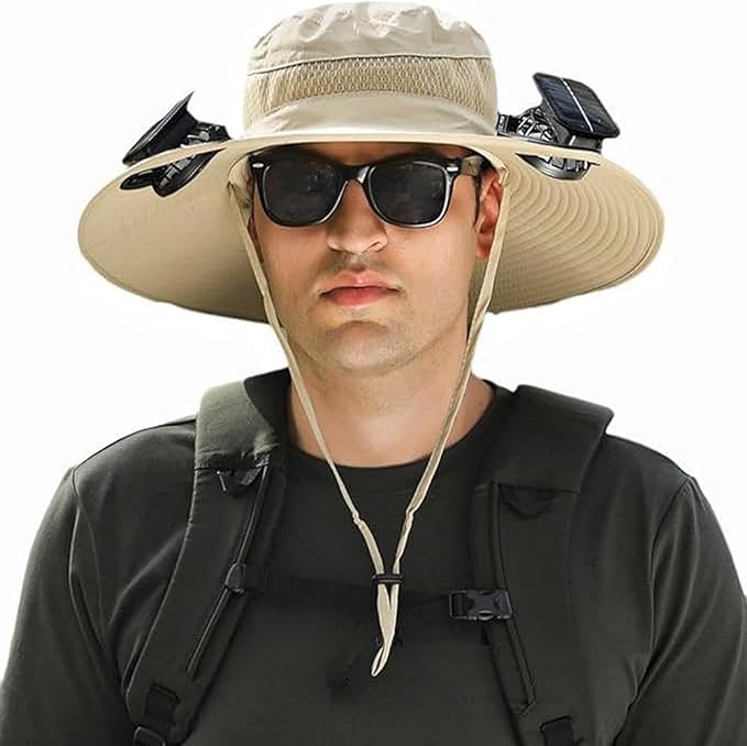 Solar Fan Boonie Hat