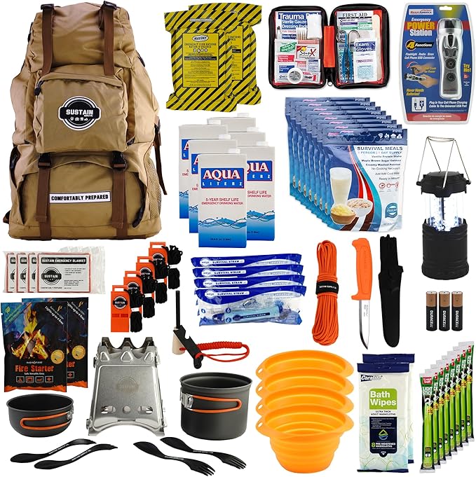 Sustain Supply 4-Person Survival Kit
