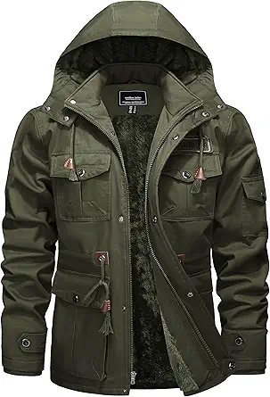 TACVASEN Winter Military Jacket