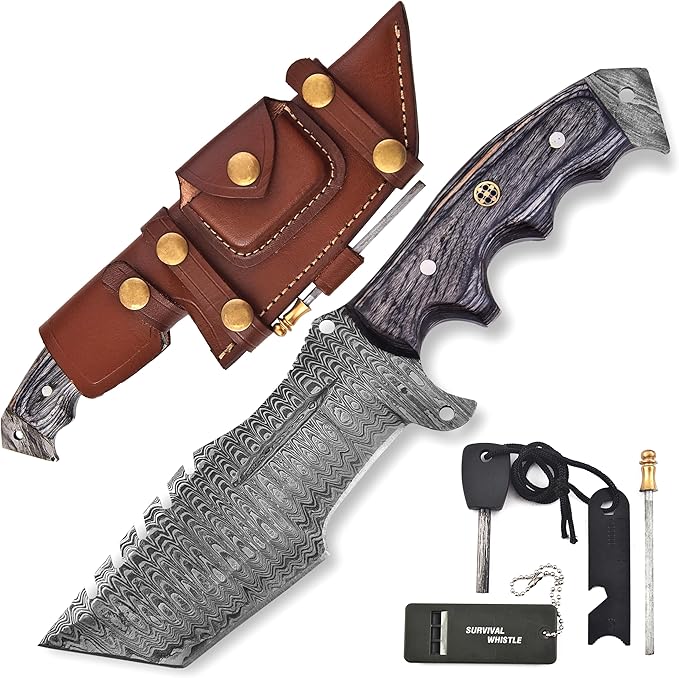 KIMPE Damascus Knife
