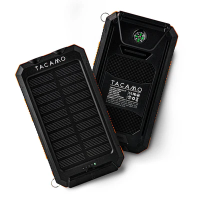 TACAMO solar power bank for field charging