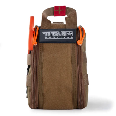 TITAN Survival IFAK first-aid kit in coyote brown