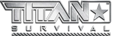 TITAN Survival logo used in the Grit Gear HQ collaboration